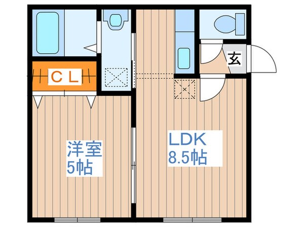 サザンヒルズ壱番館の物件間取画像